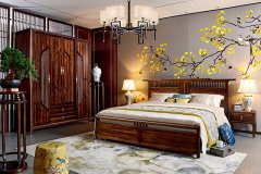 新中式家具|新中式臥室，美的像住在畫里！